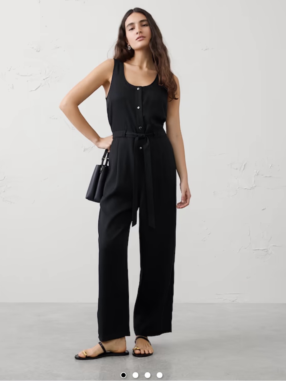 NWT Banana Republic Tencil Cinch-waist Jumpsuit